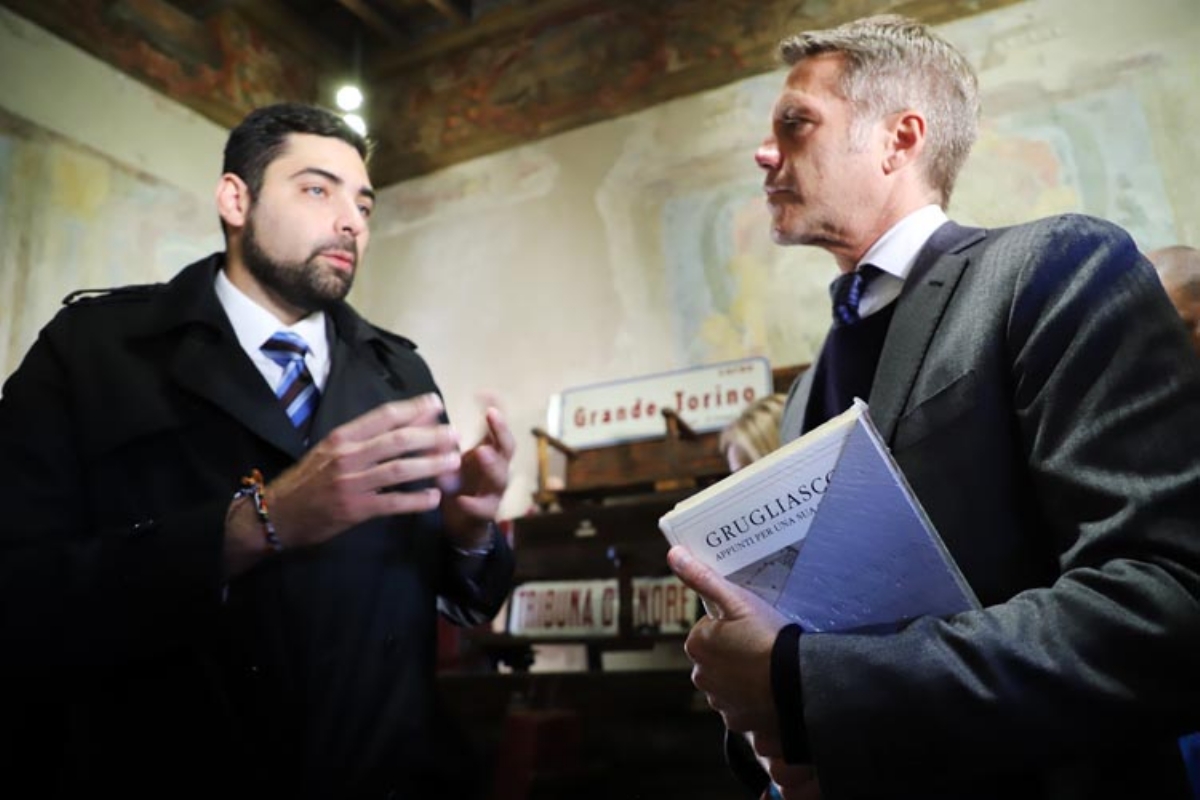 GRUGLIASCO - Al Museo del Grande Torino arrivato in visita il principe Emanuele Filiberto di Savoia - FOTO