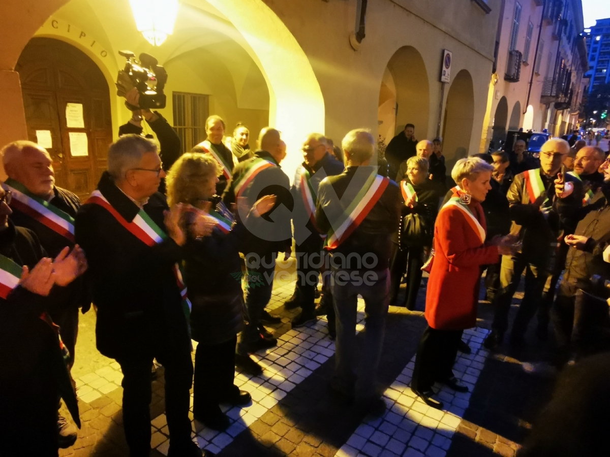VENARIA-SAN GILLIO-DRUENTO - I sindaci sono con Alberto Rostagno: «Il Governo intervenga sulle responsabilità degli amministratori» - FOTO E VIDEO