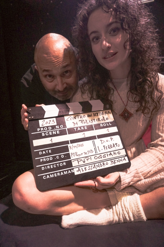 RIVOLI - In città le riprese del film «Contro un iceberg di polistirolo» di Oggiano - FOTO
