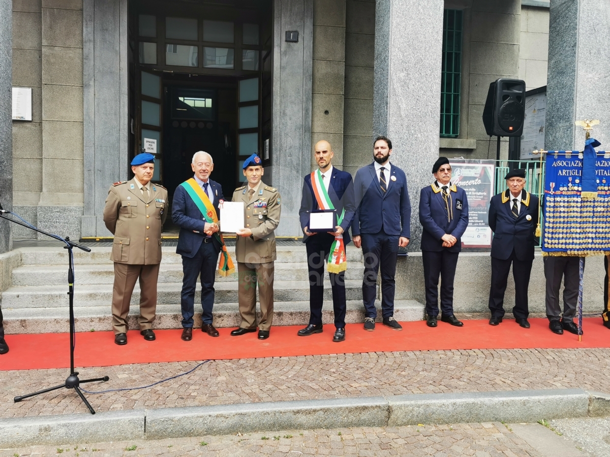 VENARIA - Cittadinanza onoraria all'Aves Toro: conferimento durante la Festa dell’Arma d’Artiglieria - FOTO