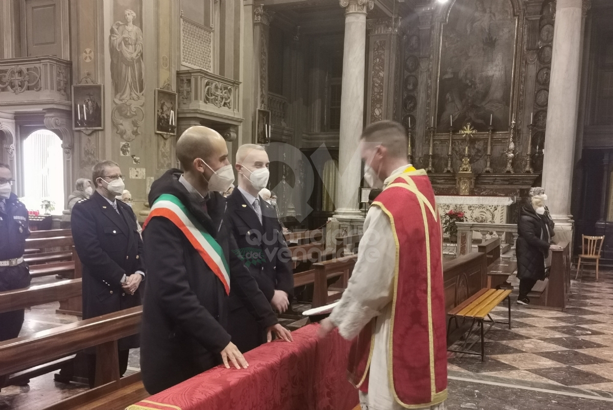 VENARIA - Celebrato San Sebastiano martire, Santo Patrono della Polizia Municipale