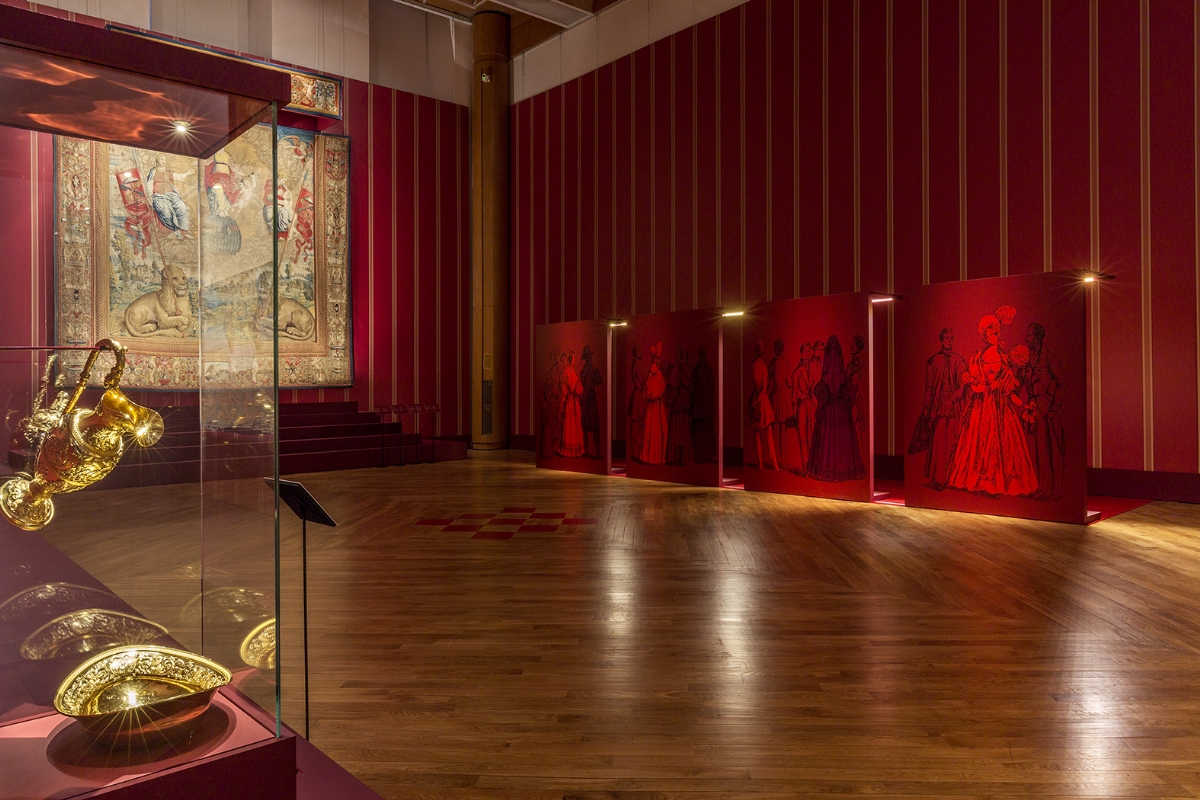 VENARIA - In Reggia la mostra «All’ombra di Leonardo. Arazzi e cerimonie alla corte dei papi» - FOTO