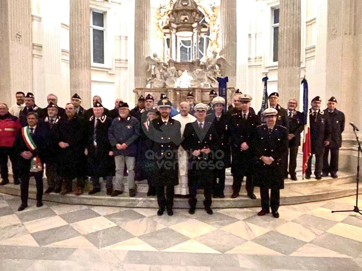VENARIA - A Sant'Uberto celebrata la Virgo Fidelis, Patrona dell'Arma dei Carabinieri - FOTO
