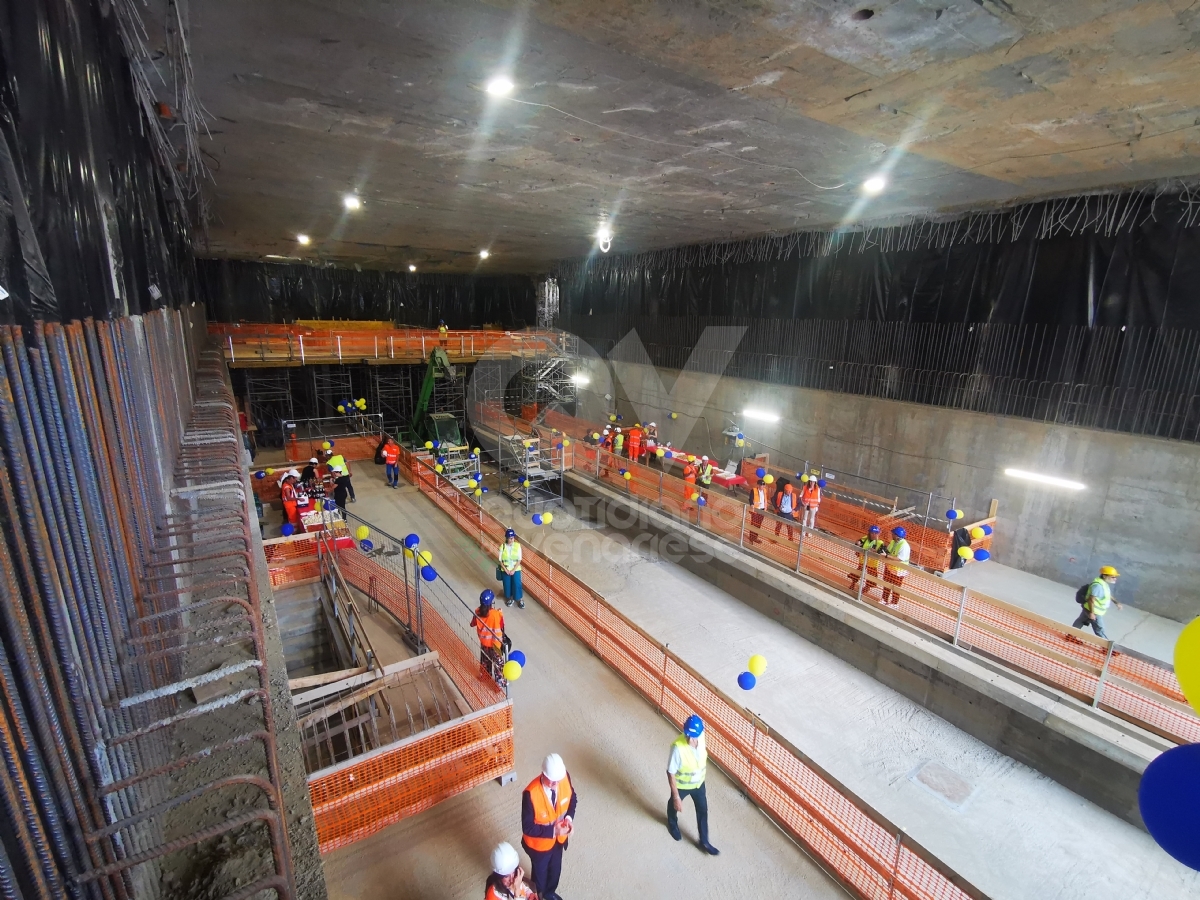 RIVOLI - Metro 1, concluso lo scavo a Cascine Vica. Tragaioli: «Deve arrivare in corso Susa» - FOTO E VIDEO