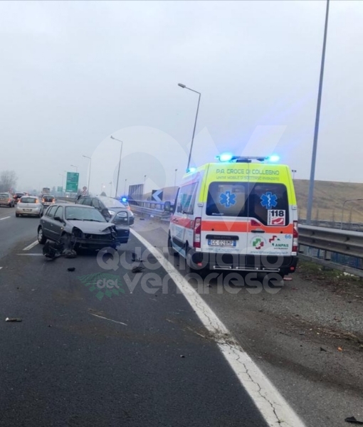 TORINO-COLLEGNO-SAVONERA - Mattinata di incidenti: cinque in poco tempo, tre feriti