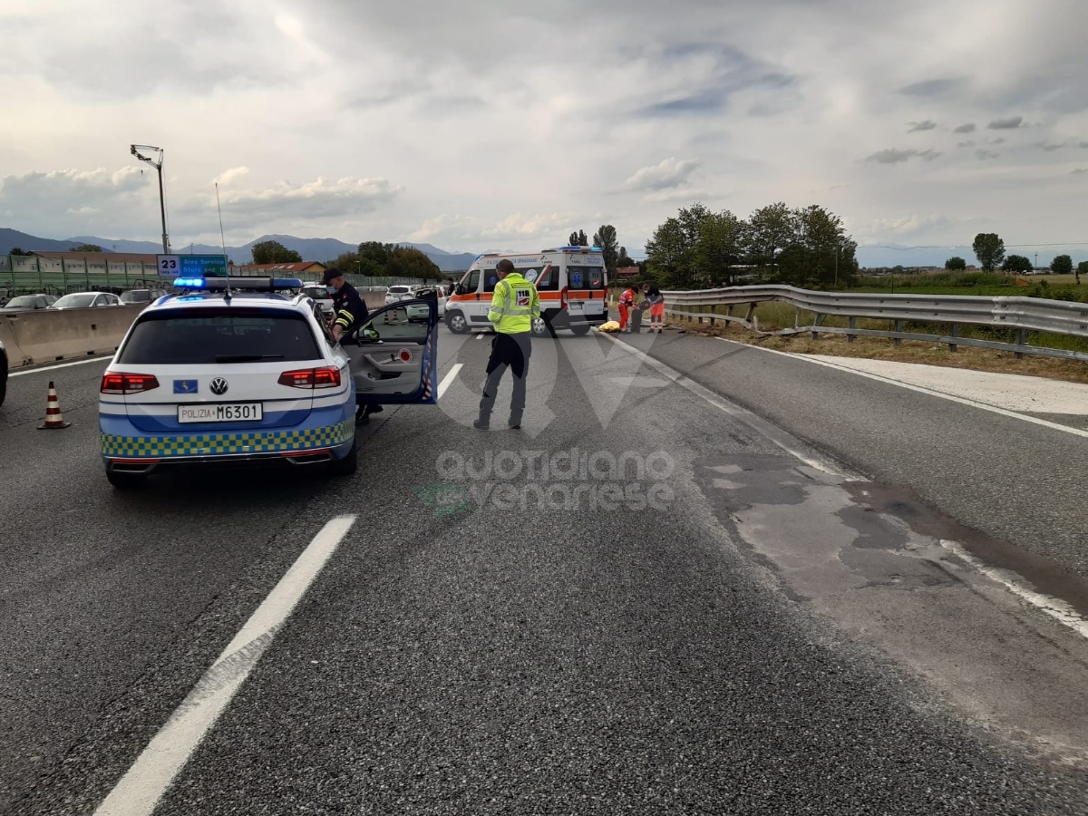TRAGEDIA A RIVOLI - Incidente mortale in tangenziale: una persona morta - FOTO