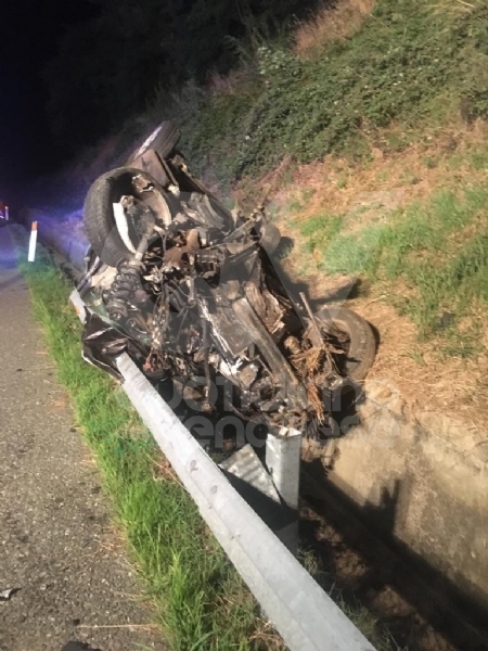 GRUGLIASCO - 66enne gravemente ferita nell'incidente sulla Torino-Aosta - FOTO