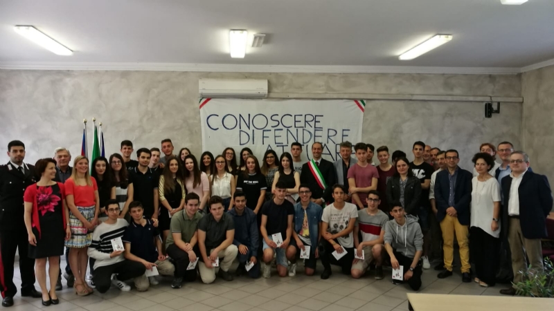 MAPPANO - La Costituzione italiana donata ai nuovi diciottenni - FOTO