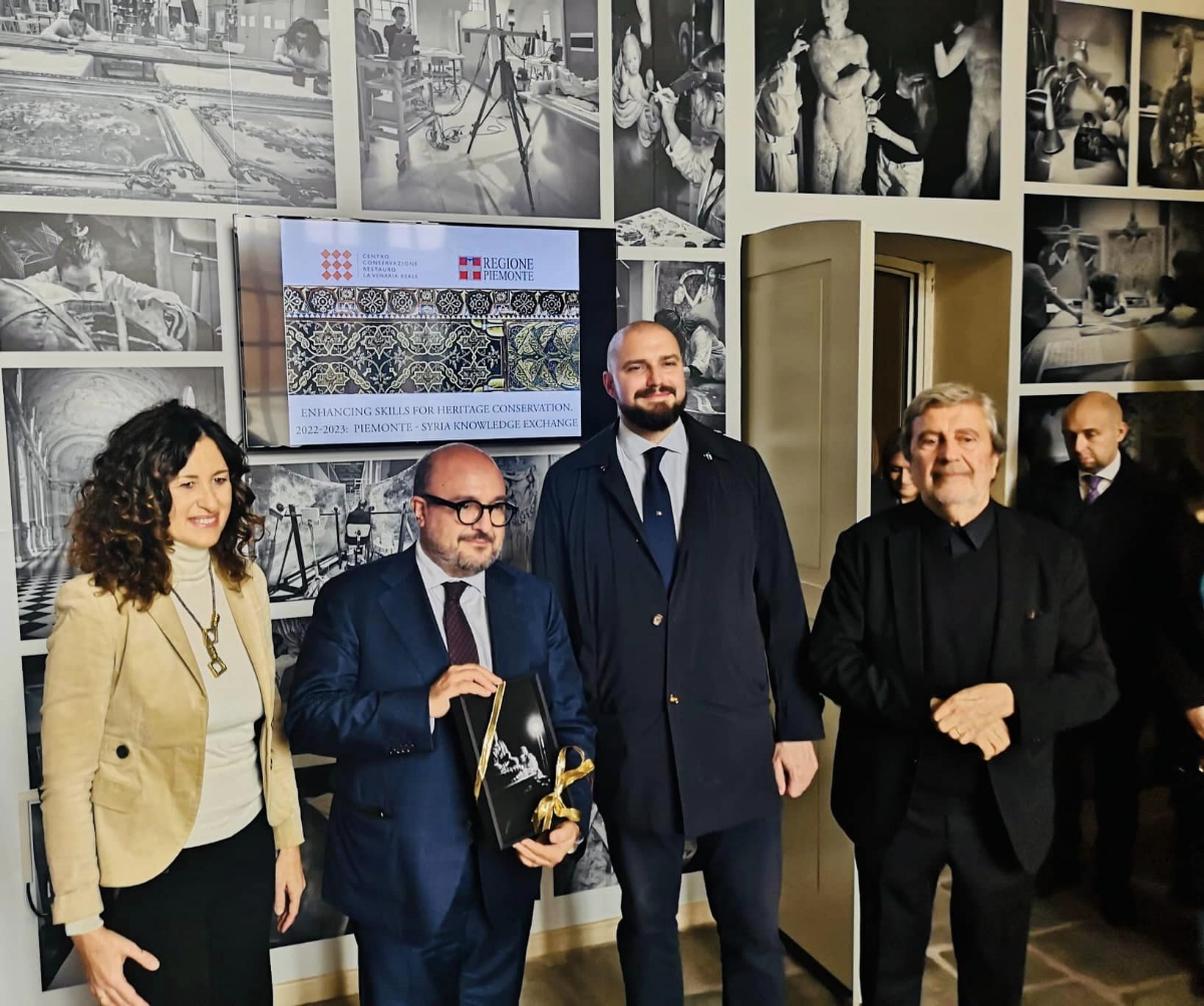 VENARIA - Il Ministro della Cultura in visita alla Reggia e al Centro del Restauro - FOTO