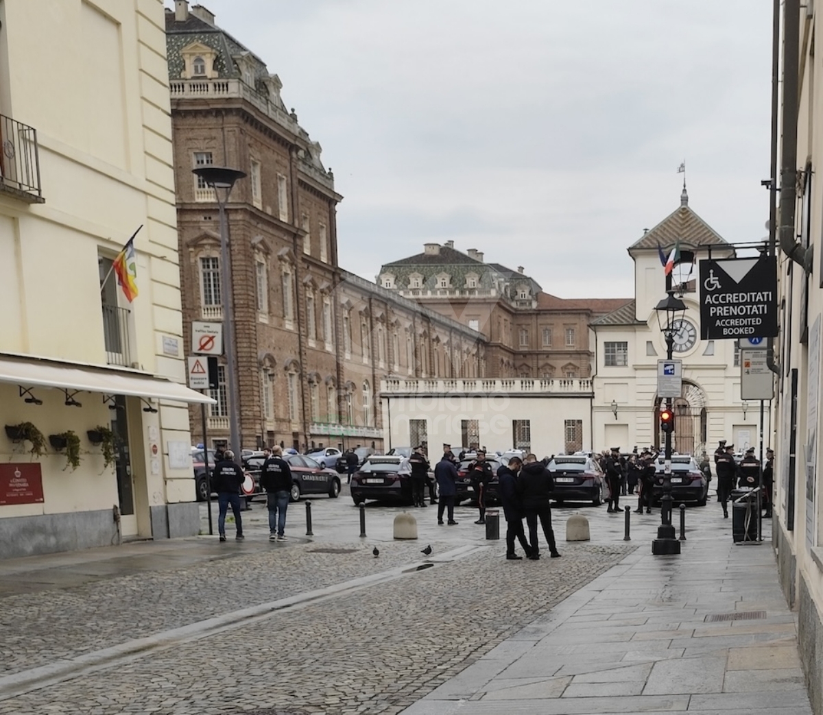 G7 A VENARIA - Centro storico «off limits»: massiccio dispiegamento di forze dell'ordine - FOTO