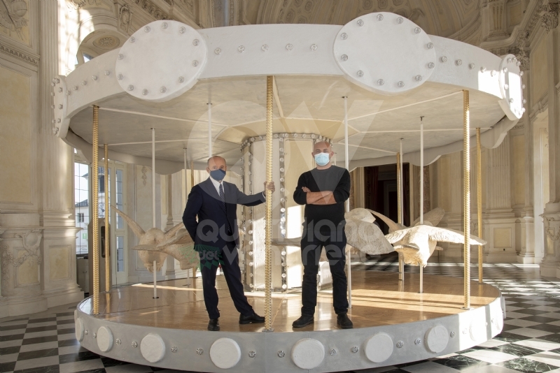 VENARIA - Nella Galleria Grande della Reggia approda la «Giostra di Nina» - FOTO