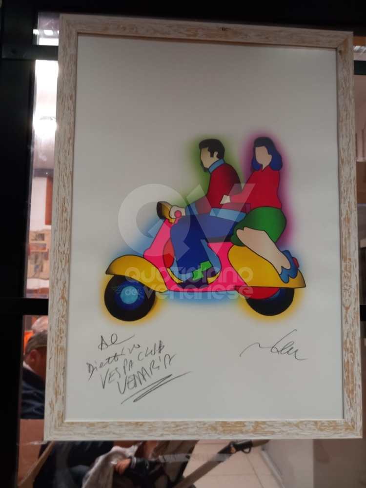 VENARIA - Inaugurata la «La Vespa che non vola», il dono del Vespa Club alla Città - FOTO