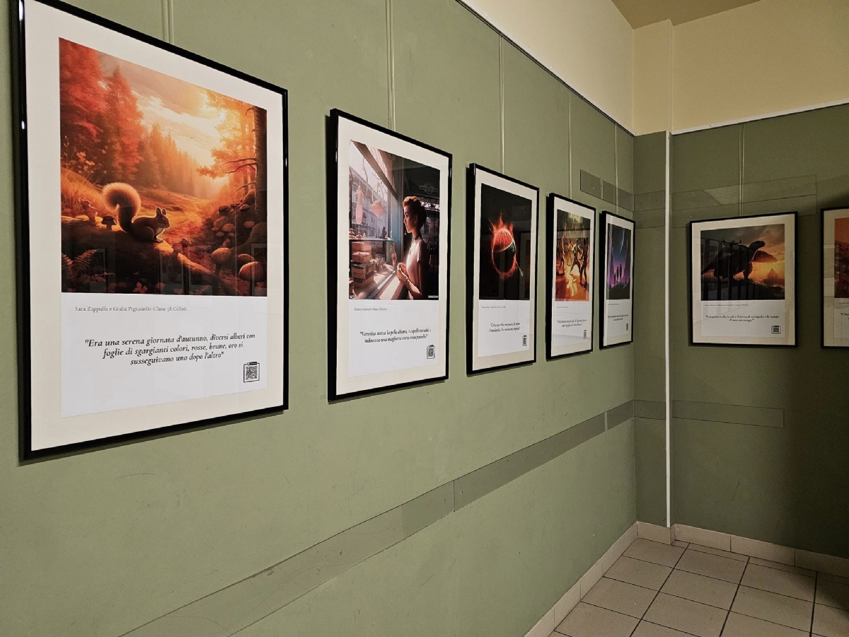 CASELLE - Successo per la «prima» della mostra «/Imagine – Creare immagini dalle Parole»: scuole protagoniste - FOTO