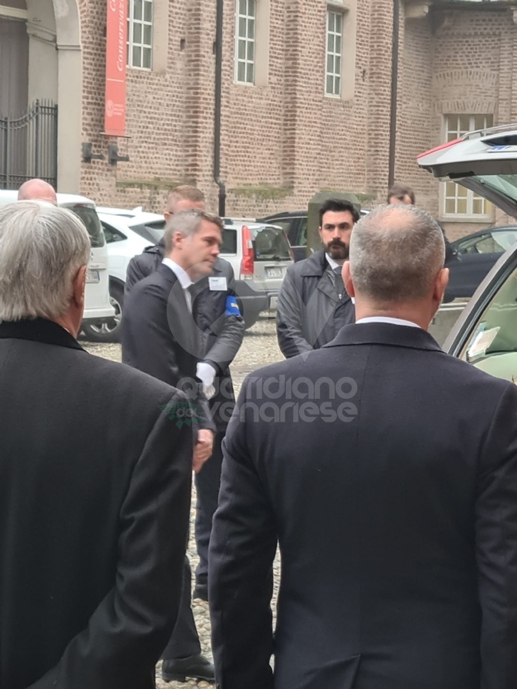 VENARIA - Il presidente del Senato, Ignazio La Russa, alla camera ardente di Vittorio Emanuele di Savoia - FOTO