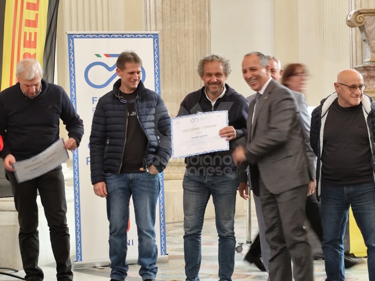 VENARIA - A Sant'Uberto il «Gran Galà del Ciclismo Piemontese»: premiati Leone e Del Mastro - FOTO