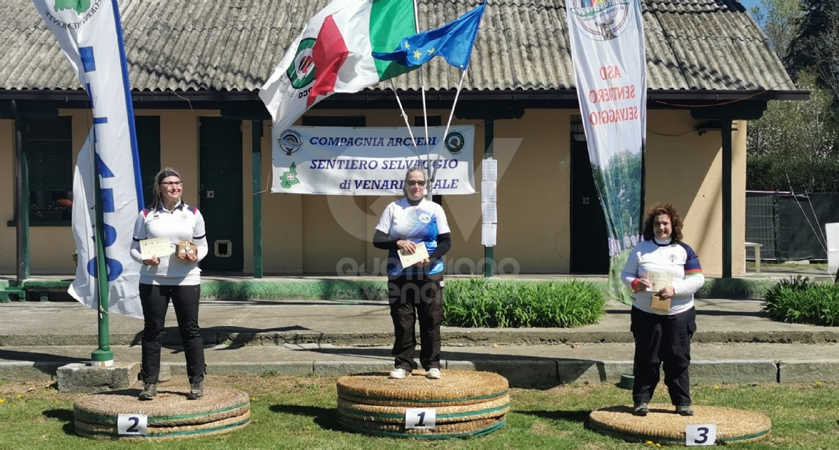 VENARIA - Successo per le gare del Sentiero Selvaggio: in via Cavallo i big della nazionale di Tiro con l'Arco - FOTO