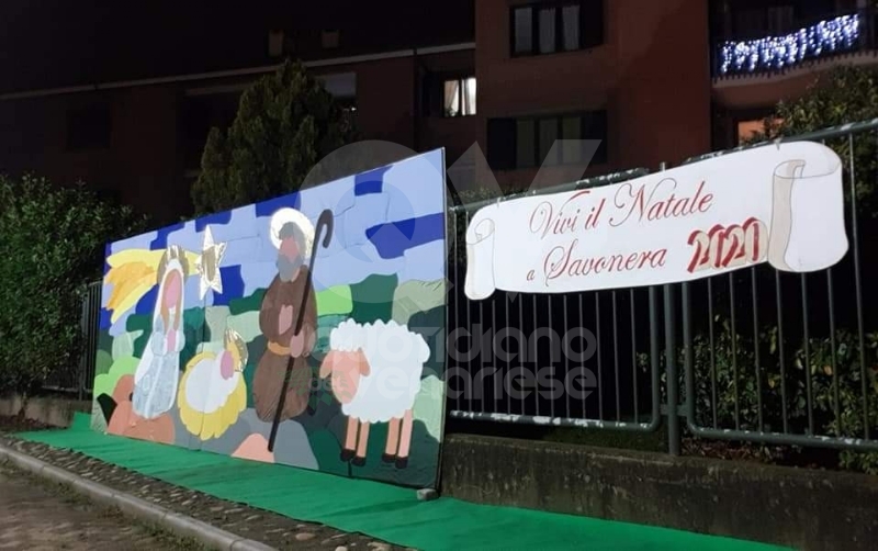 SAVONERA - Il Natale al tempo del Covid: un concorso di presepi e il patchwork della Natività