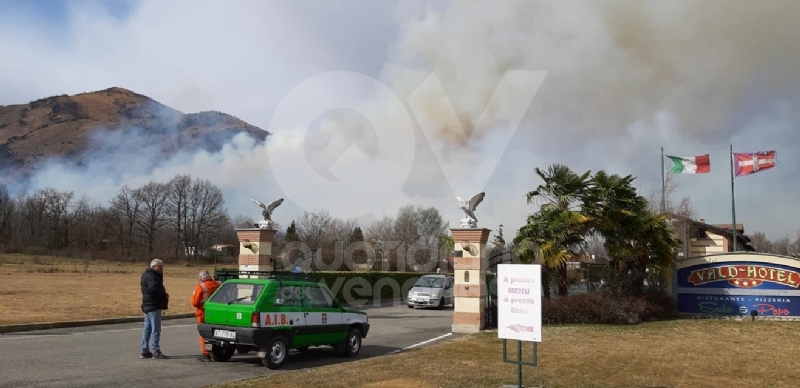 VAL DELLA TORRE - Incendio boschivo in Borgata Buffa: il piromane è tornato in azione?
