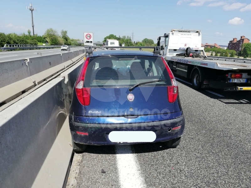 COLLEGNO-RIVOLI - Doppio incidente in tangenziale in pochi minuti: due feriti