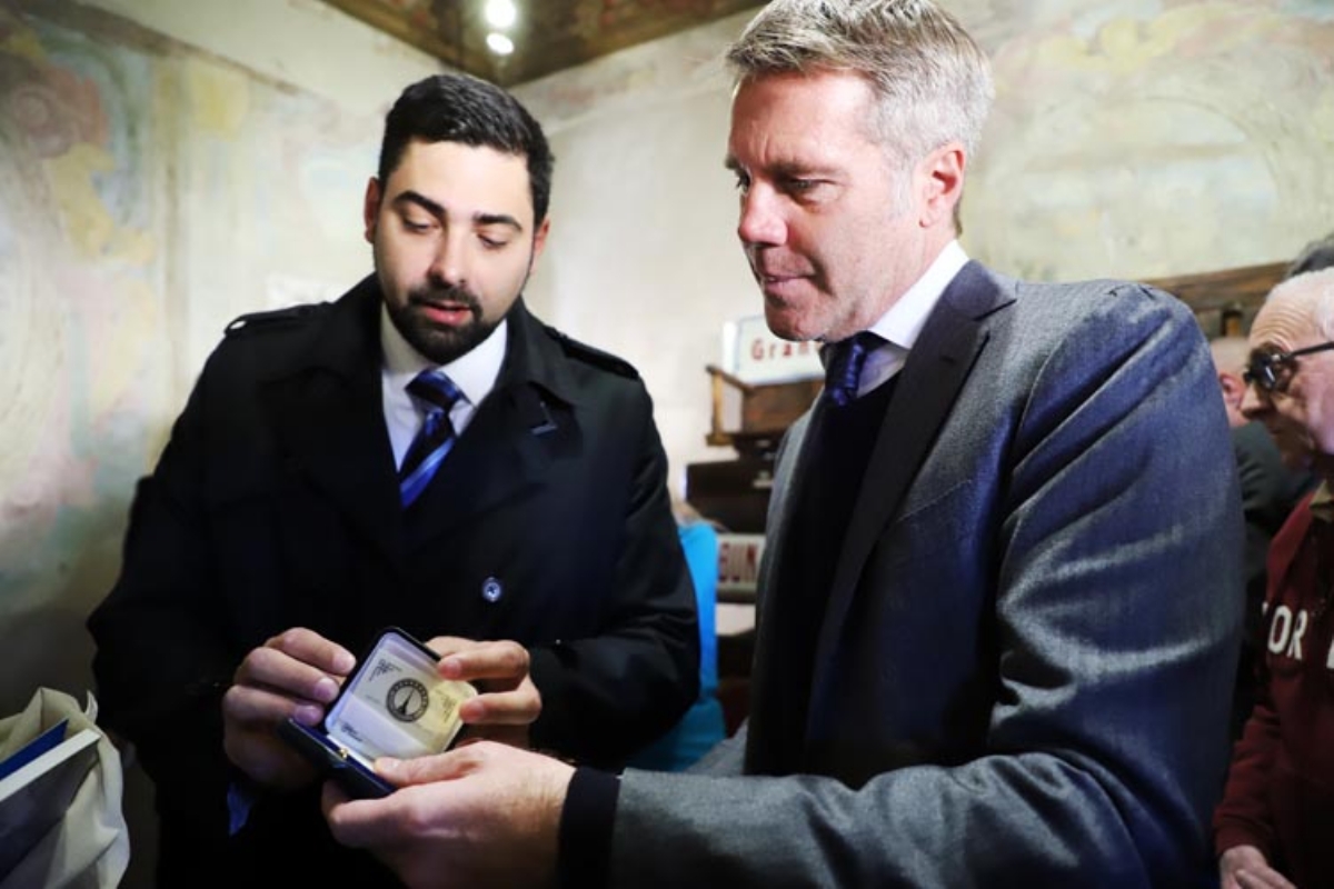 GRUGLIASCO - Al Museo del Grande Torino arrivato in visita il principe Emanuele Filiberto di Savoia - FOTO
