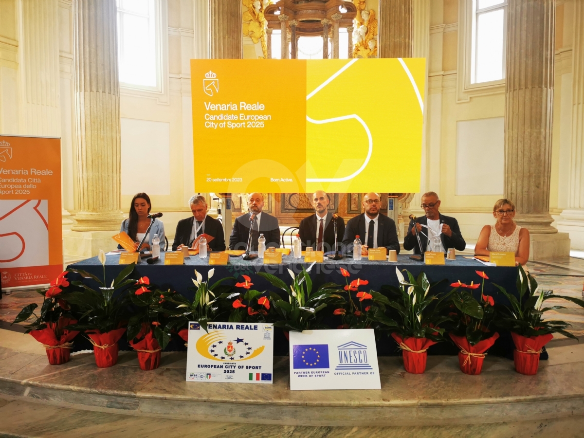 VENARIA - La Reale candidata a diventare «Città Europea dello Sport» per il 2025 - FOTO