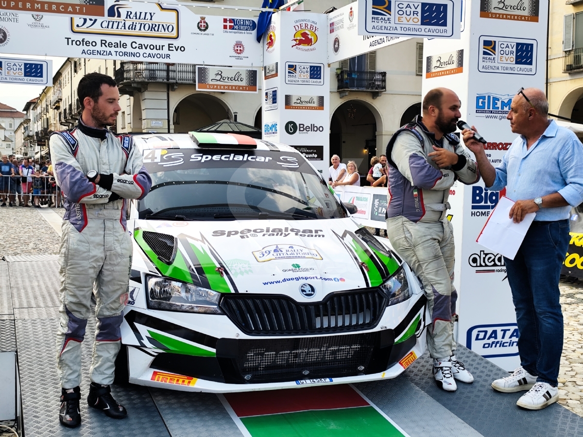 VENARIA - Jacopo Araldo e Lorena Boero hanno vinto il «Rally Città di Torino» - FOTO