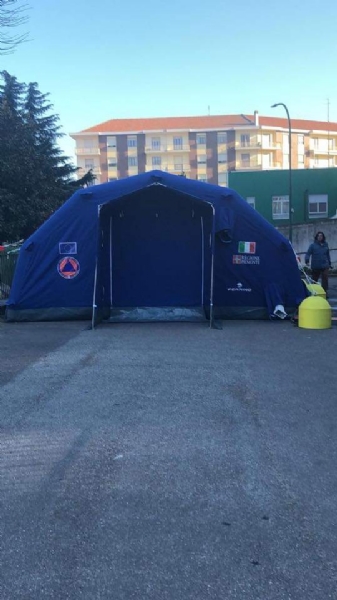 CORONAVIRUS - All'ospedale di Rivoli e al Polo Sanitario di Venaria arriva la tenda pre-triage