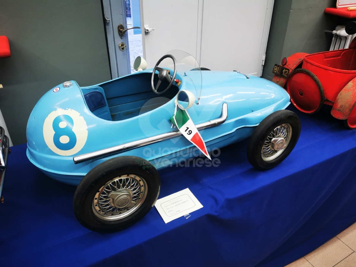 VENARIA - La mostra «Auto a pedali» di Antonio Iorio: un bellissimo tuffo nel passato - FOTO