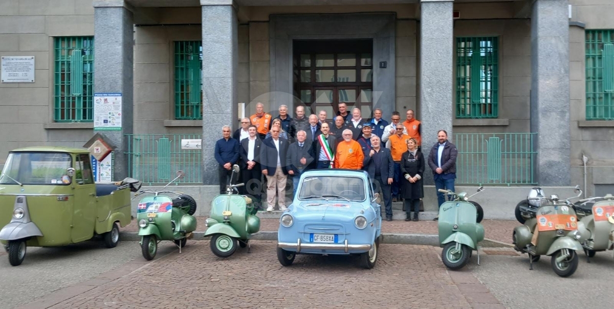 VENARIA - Inaugurata la «La Vespa che non vola», il dono del Vespa Club alla Città - FOTO