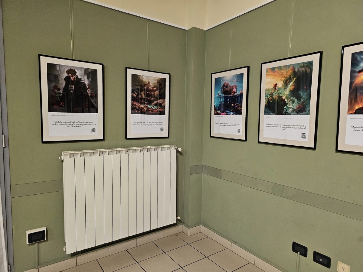 CASELLE - Successo per la «prima» della mostra «/Imagine – Creare immagini dalle Parole»: scuole protagoniste - FOTO