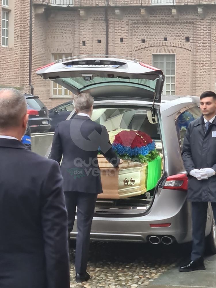 VENARIA - Il presidente del Senato, Ignazio La Russa, alla camera ardente di Vittorio Emanuele di Savoia - FOTO