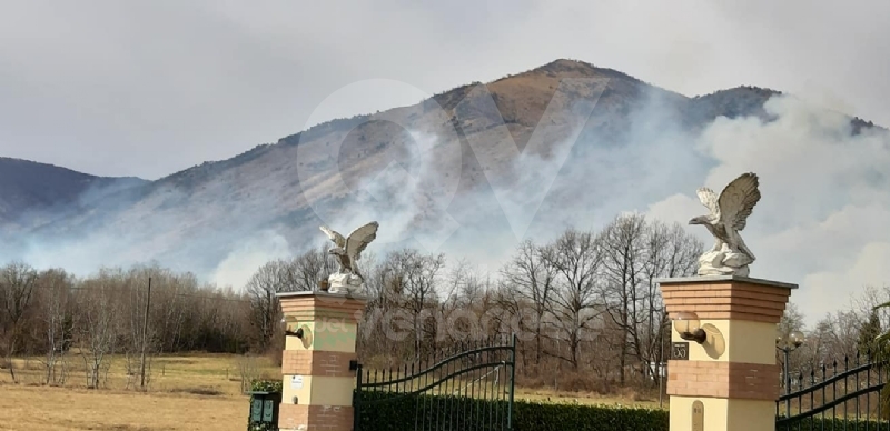 VAL DELLA TORRE - Incendio boschivo in Borgata Buffa: il piromane è tornato in azione?