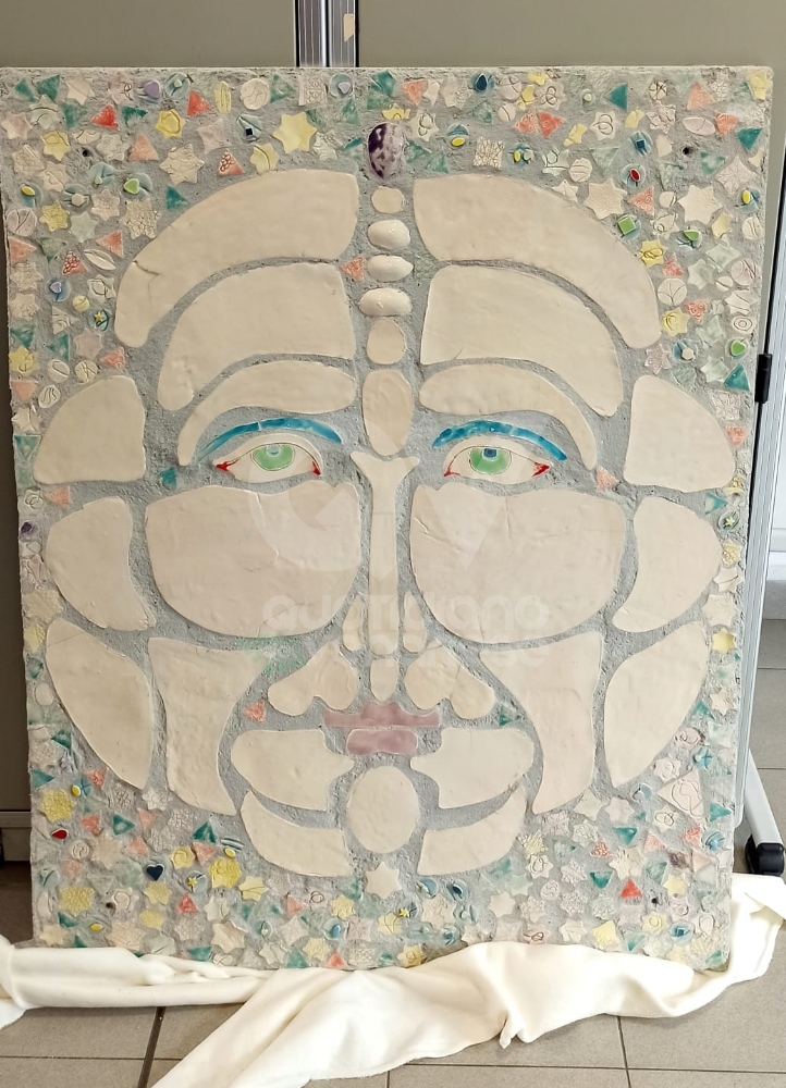 VENARIA - La meravigliosa opera d'arte dei ragazzi del Centro Socio Terapeutico donata alla Città - FOTO