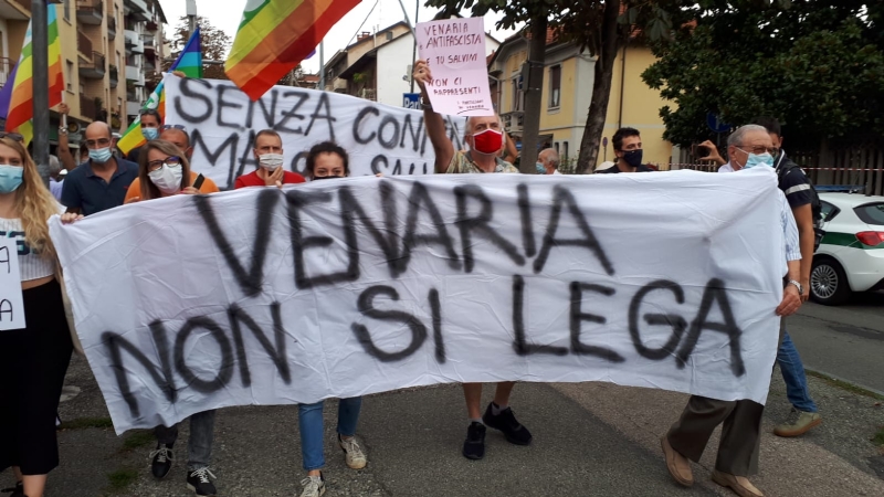 MATTEO SALVINI A VENARIA - «Tumminello è acqua passata: pensiamo al futuro della città» - FOTO