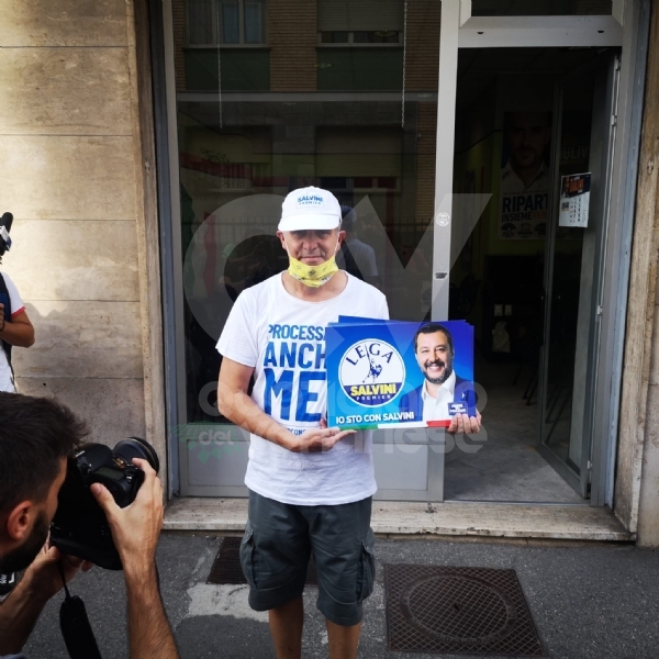 MATTEO SALVINI A VENARIA - «Tumminello è acqua passata: pensiamo al futuro della città» - FOTO