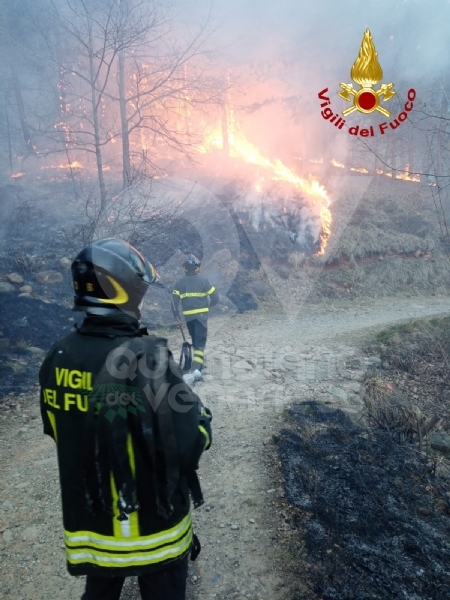 A FUOCO IL MUSINE' - Pompieri ancora in azione: potrebbe essere un atto doloso - FOTO