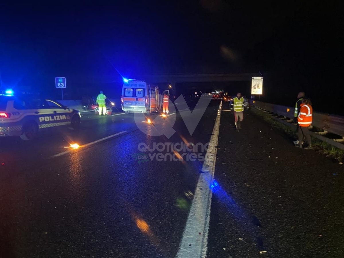 DOPPIO INCIDENTE IN TANGENZIALE A RIVOLI - Quattro veicoli coinvolti, due feriti - FOTO