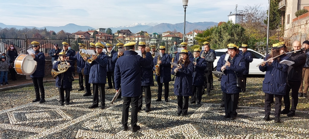 DRUENTO - La Festa di Santa Cecilia: la Banda premia i soci più longevi - FOTO