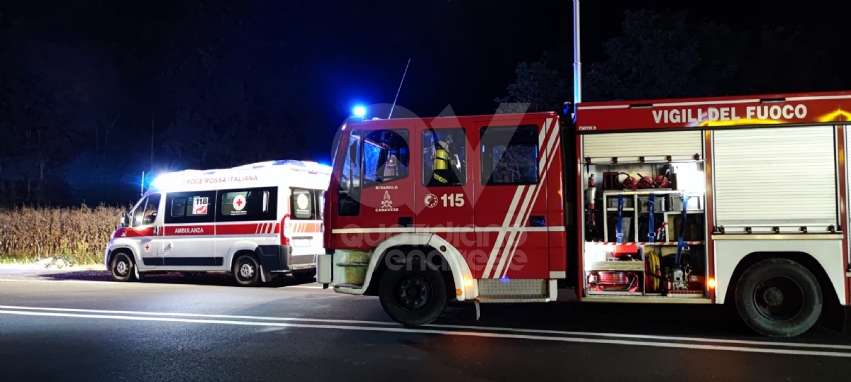 INCIDENTE A BUSANO - Feriti due carabinieri della compagnia di Venaria e un uomo di Rivoli - FOTO