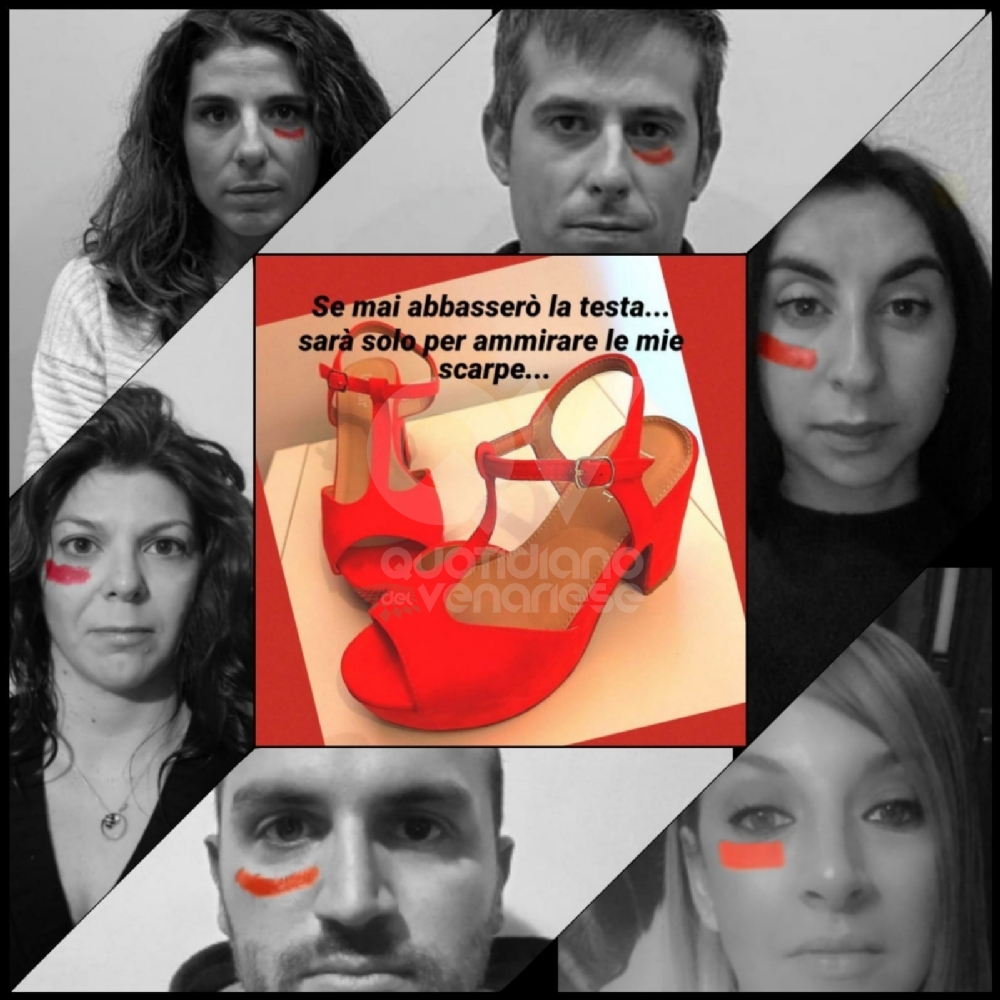 VENARIA - Panchine rosse, flash-mob, municipio «in rosso», dibattiti: le iniziative per dire «no» alla violenza contro le donne - FOTO