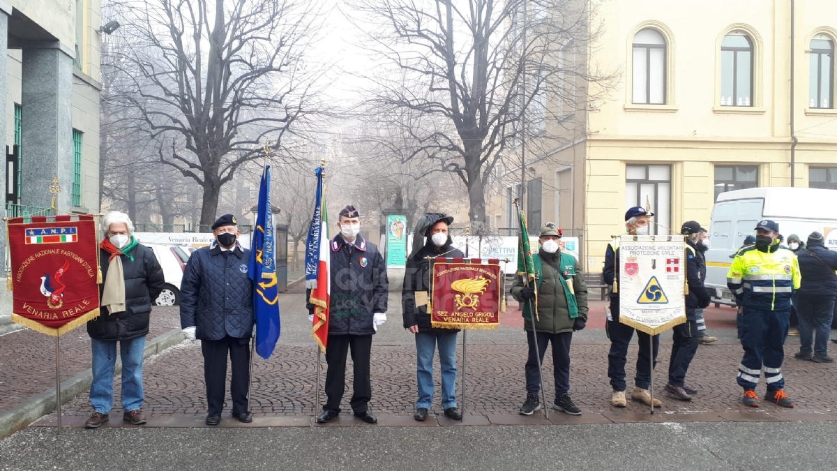 VENARIA - Giorno della Memoria: la Città ha reso omaggio alle vittime di rastrellamenti e deportazioni - FOTO