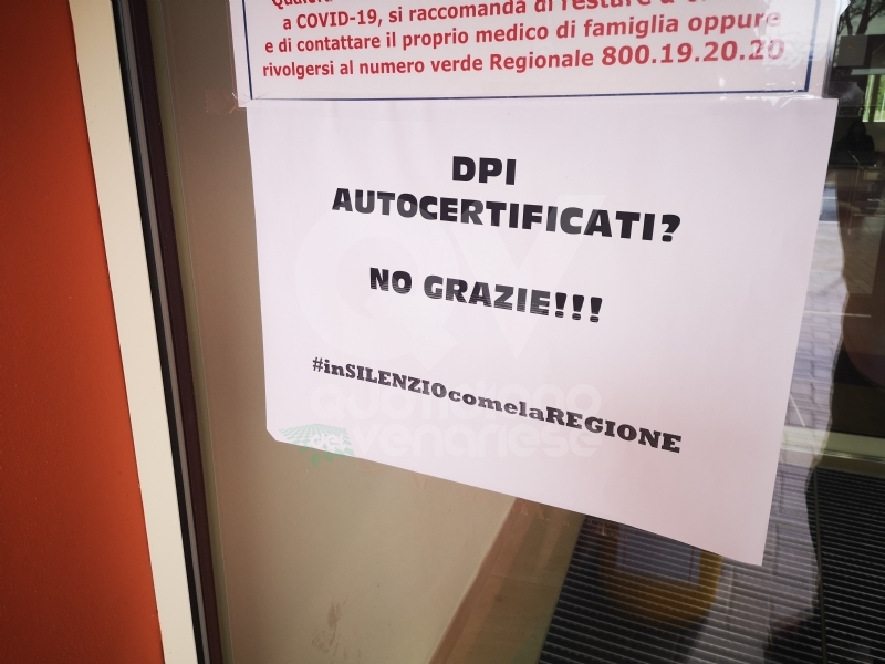 VENARIA-RIVOLI - «#InSilenzioComelaRegione», la protesta dei sindacati negli ospedali Asl To3 - FOTO E VIDEO