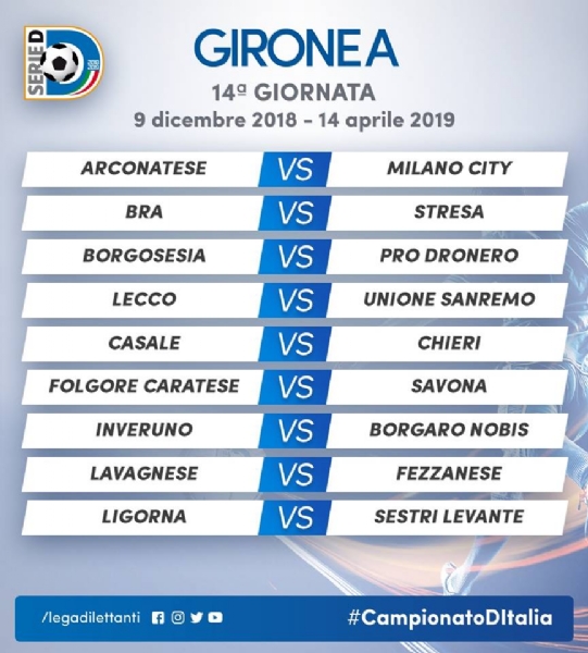 CALCIO SERIE D - Borgaro Nobis nel girone A: ecco il calendario del campionato