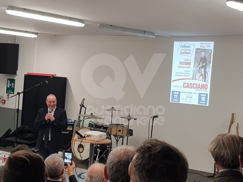 COLLEGNO - Ora è ufficiale: Francesco Casciano si ricandida a sindaco - FOTO