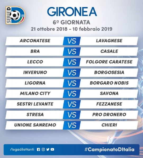CALCIO SERIE D - Borgaro Nobis nel girone A: ecco il calendario del campionato