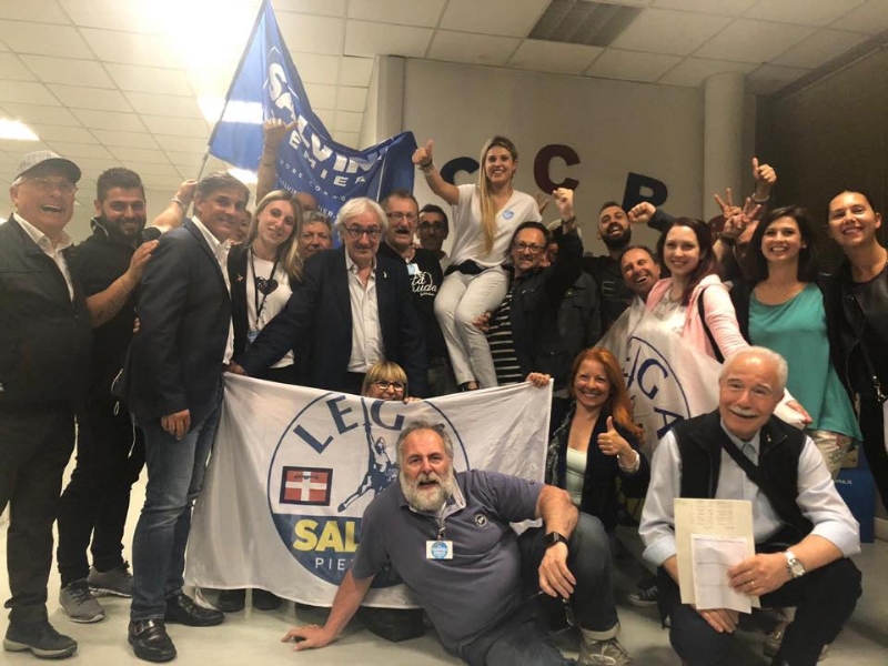 RIVOLI - Le prime parole di Tragaioli da sindaco: «Un risultato che passerà alla storia» - FOTO
