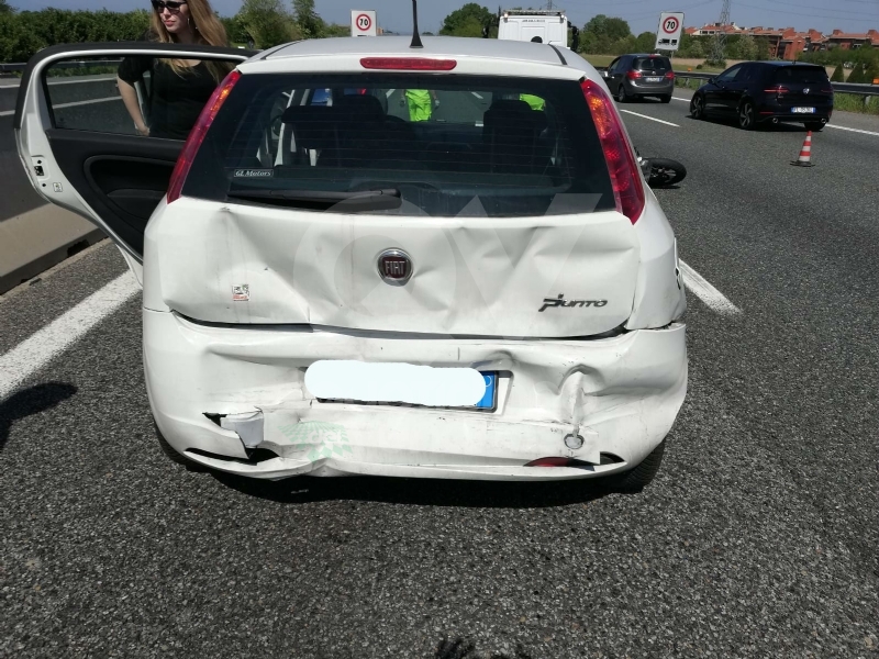 COLLEGNO-RIVOLI - Doppio incidente in tangenziale in pochi minuti: due feriti