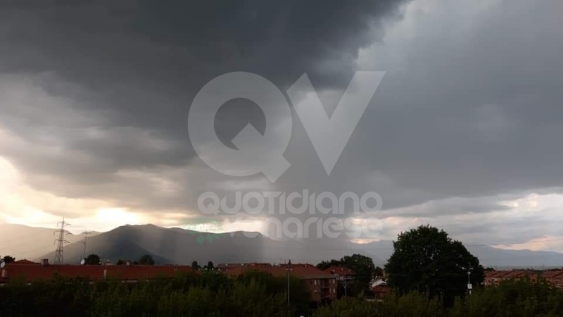 MALTEMPO - Nubifragio in zona: raffiche di vento, pioggia e grandine
