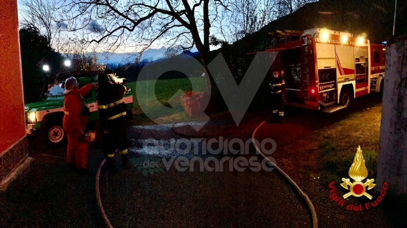 A FUOCO IL MUSINE' - Pompieri ancora in azione: potrebbe essere un atto doloso - FOTO