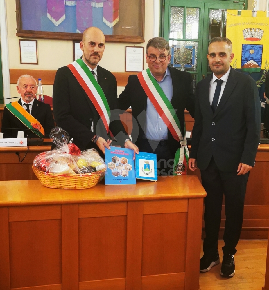 VENARIA - Il «patto d'amicizia» tra Venaria e San Donato di Ninea è realtà - FOTO E VIDEO